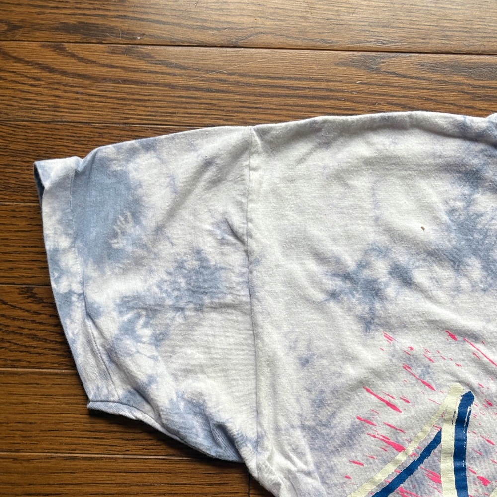 1990s Vintage Toronto Blue Jays Tie Die Logo T-Shirt - Picture 3 of 7